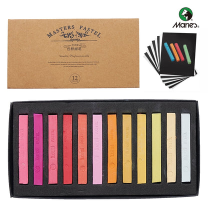 Colored Chalk Pastels – 48 Count, Vibrant Colors, Smooth Application, Ideal for Artists, Teachers, and Students