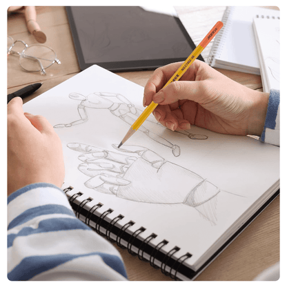 Professional Sketching Graphite Pencil, Extra Soft 10B, Deep Black Core for Drawing & Shading, Hexagonal Barrel