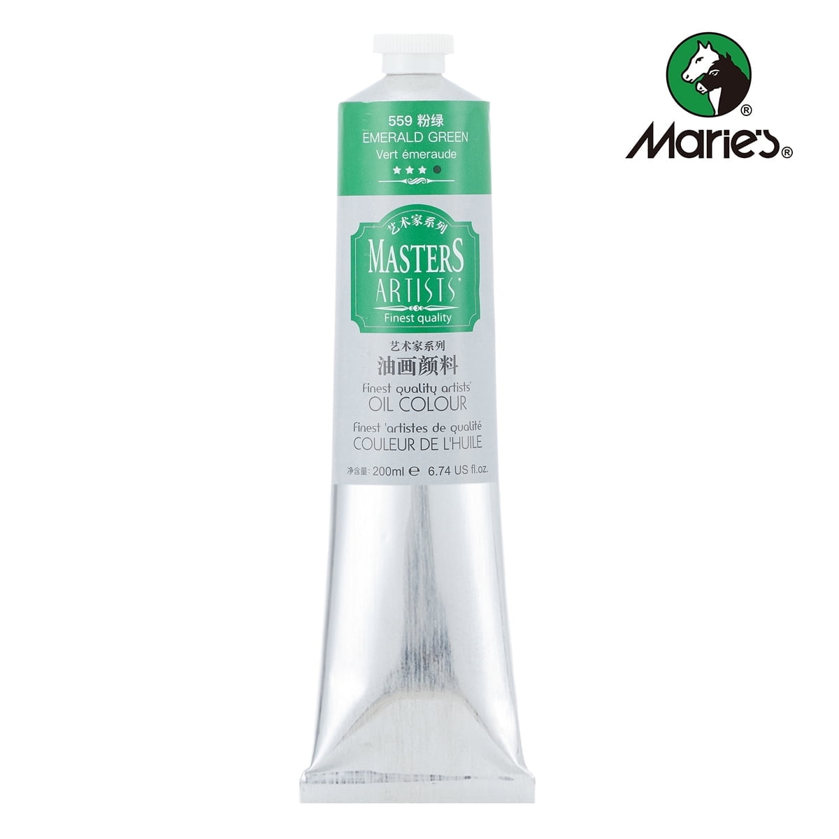 Professional Artist Quality Oil Paint, 200ml(6.74 US fl.oz) Tubes, Artist-Grade Quality (Studio & Hobby Use),Red Light