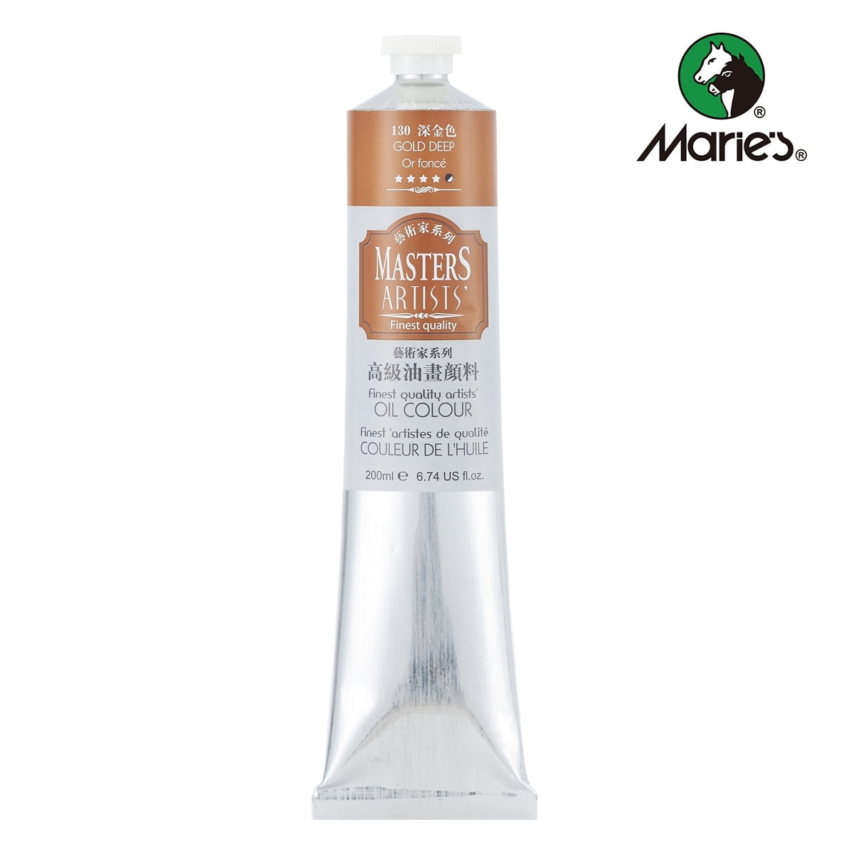 Professional Artist Quality Oil Paint, 200ml(6.74 US fl.oz) Tubes, Artist-Grade Quality (Studio & Hobby Use),Red Light