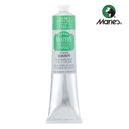 Professional Artist Quality Oil Paint, 200ml(6.74 US fl.oz) Tubes, Artist-Grade Quality (Studio & Hobby Use),Red Light