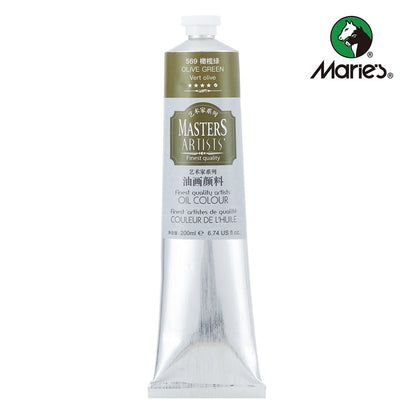 Professional Artist Quality Oil Paint, 200ml(6.74 US fl.oz) Tubes, Artist-Grade Quality (Studio & Hobby Use),Red Light