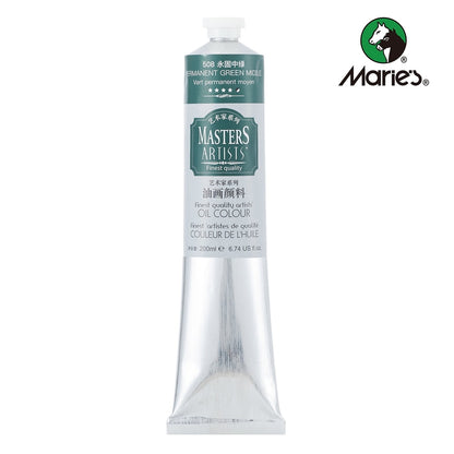 Professional Artist Quality Oil Paint, 200ml(6.74 US fl.oz) Tubes, Artist-Grade Quality (Studio & Hobby Use),Red Light
