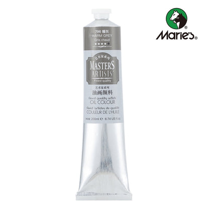 Professional Artist Quality Oil Paint, 200ml(6.74 US fl.oz) Tubes, Artist-Grade Quality (Studio & Hobby Use),Red Light