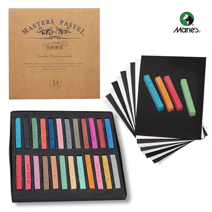 Colored Chalk Pastels – 48 Count, Vibrant Colors, Smooth Application, Ideal for Artists, Teachers, and Students