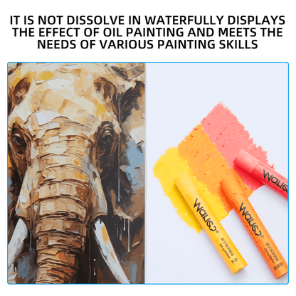 Morandi Oil Pastels Set: 24 Colors with Extra 2 White Oil Pastels for Artists Beginners Adults Teachers - Vibrant Oil Pastel Crayons for Art Painting & Drawing, Blending, Layering, Shading